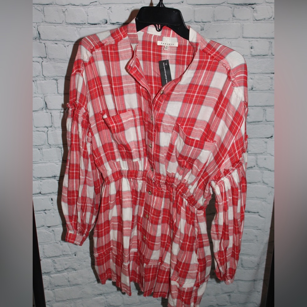 Button Up Mini Dress